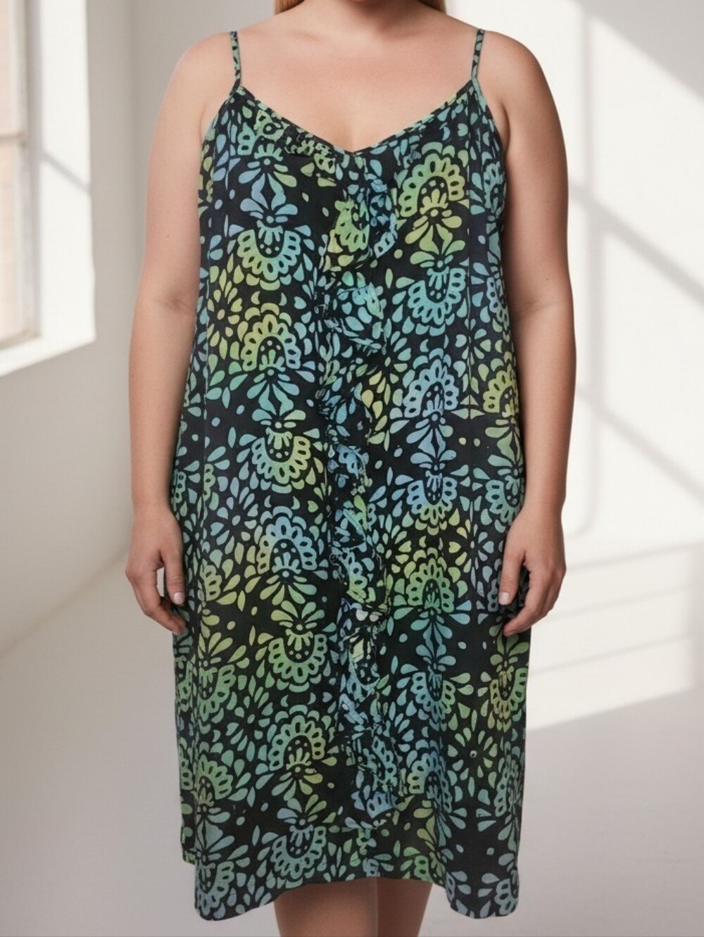 Blue Ginger Rayon Swim Cover-up / Sun Dress
